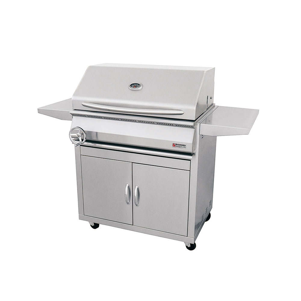 32" Premier Freestanding Charcoal Grill