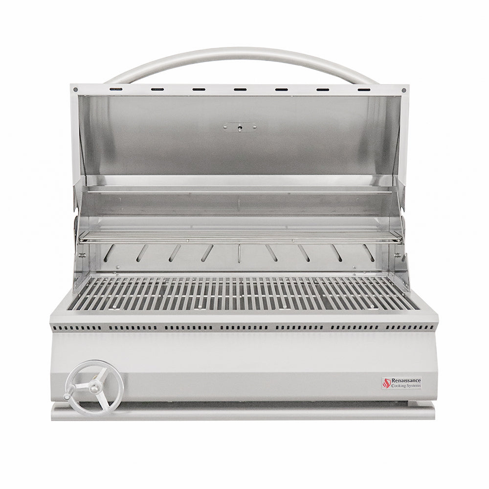 32" Premier Built-In Charcoal Grill