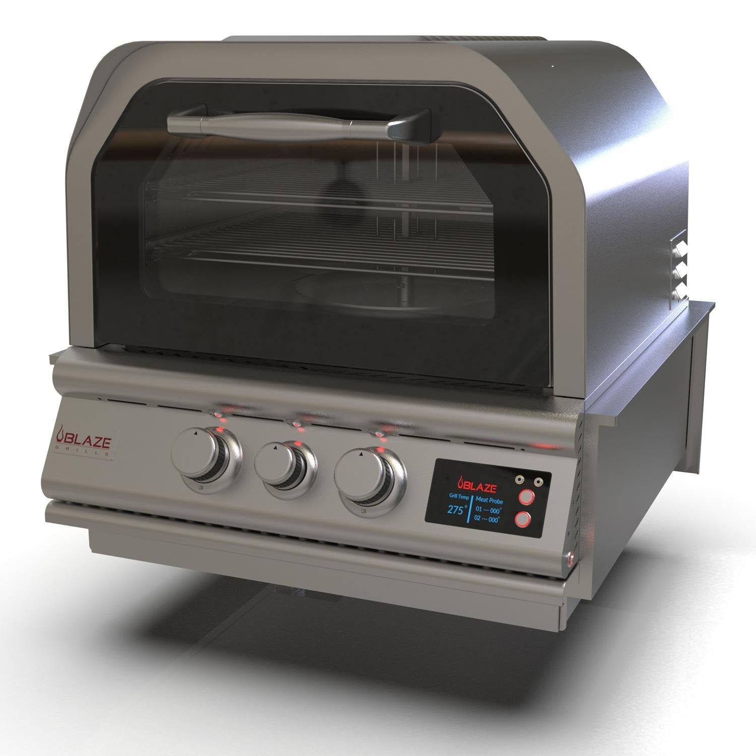 Blaze 26" Gas Outdoor Oven With Rotisserie
