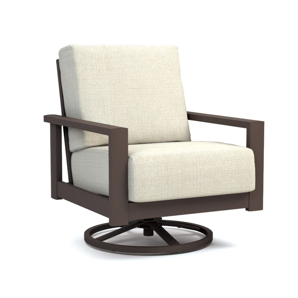 Elements Cushion Swivel Rocker Chat Chair