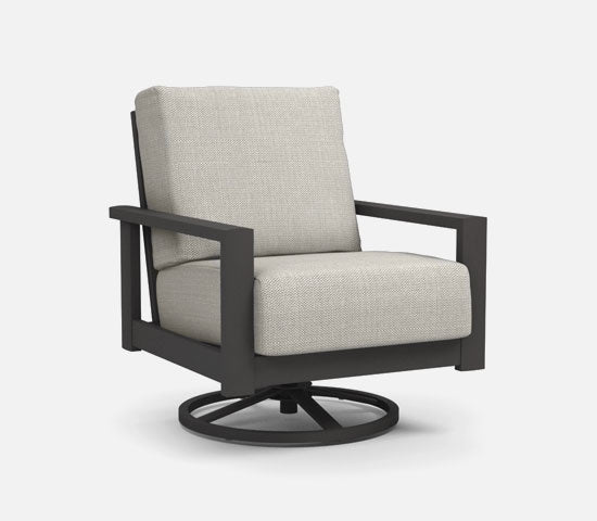 Elements Cushion Swivel Rocker Chat Chair
