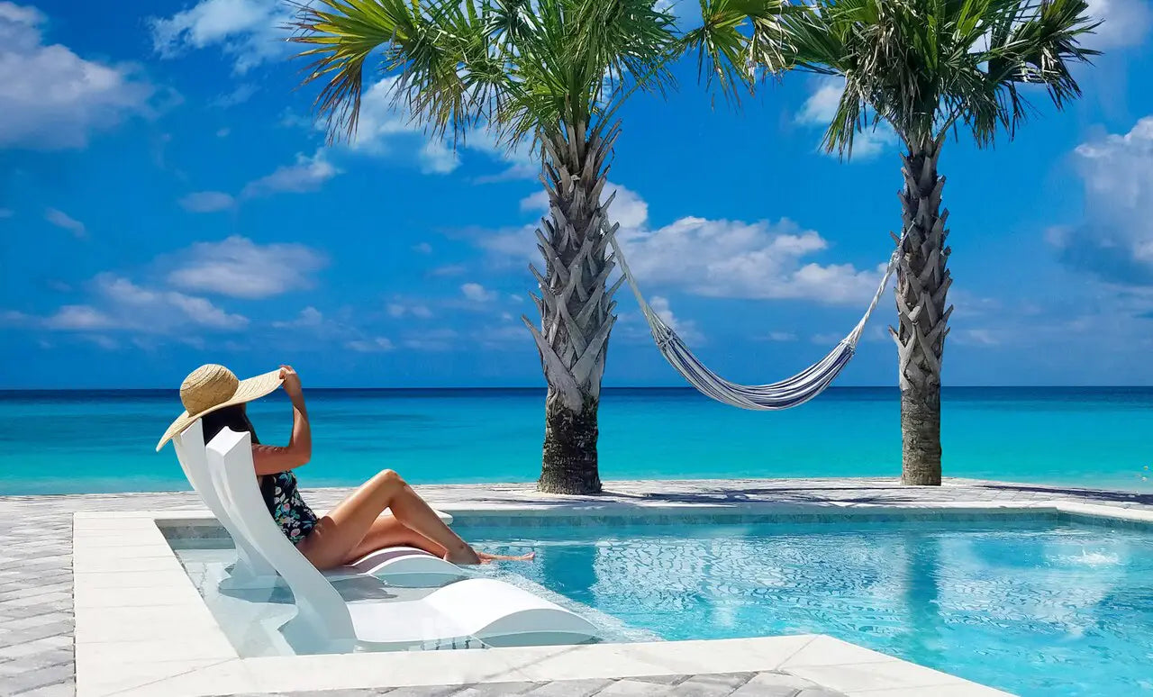 Ledge lounger low back chair sale