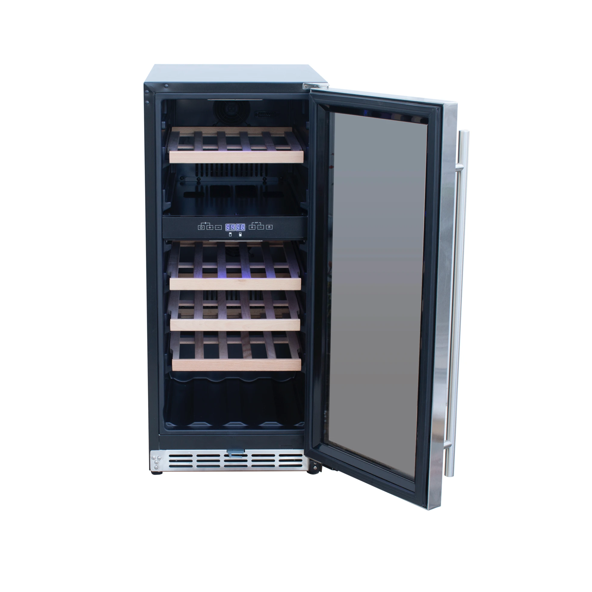 Wine Cooler Refrigerator W/ 15" Glass Window