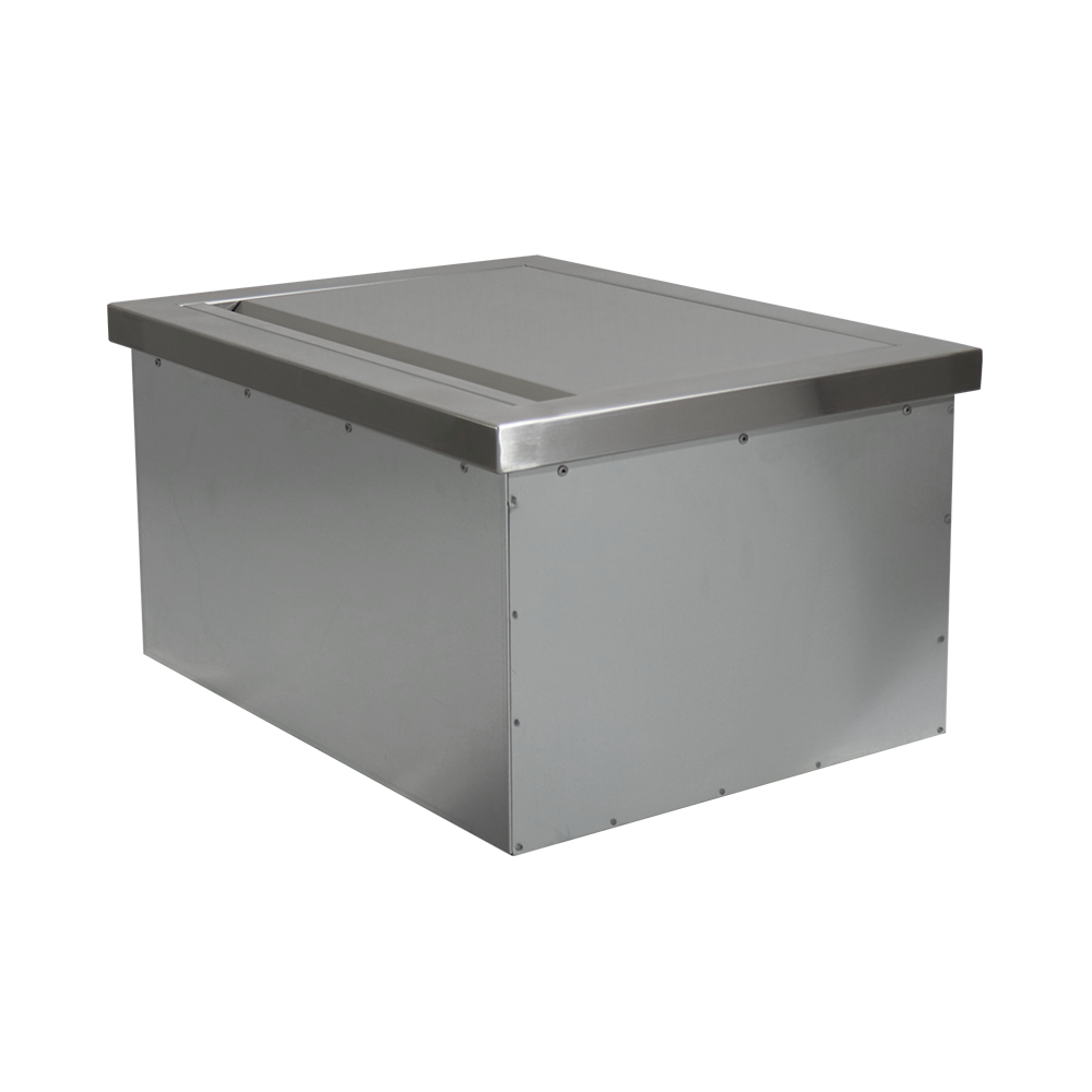 Valiant Stainless Drop-In Cooler/ Ice Container - Fully Enclosed