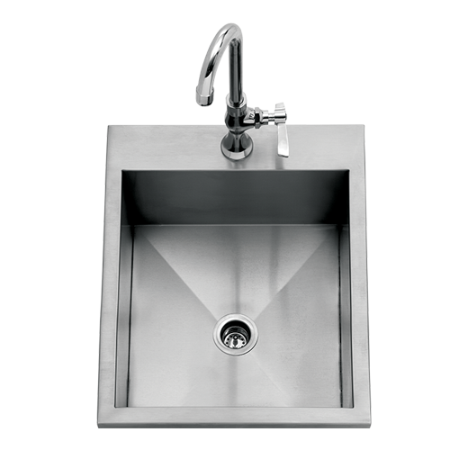 15'' Outdoor Sink  (Cold Faucet Included)