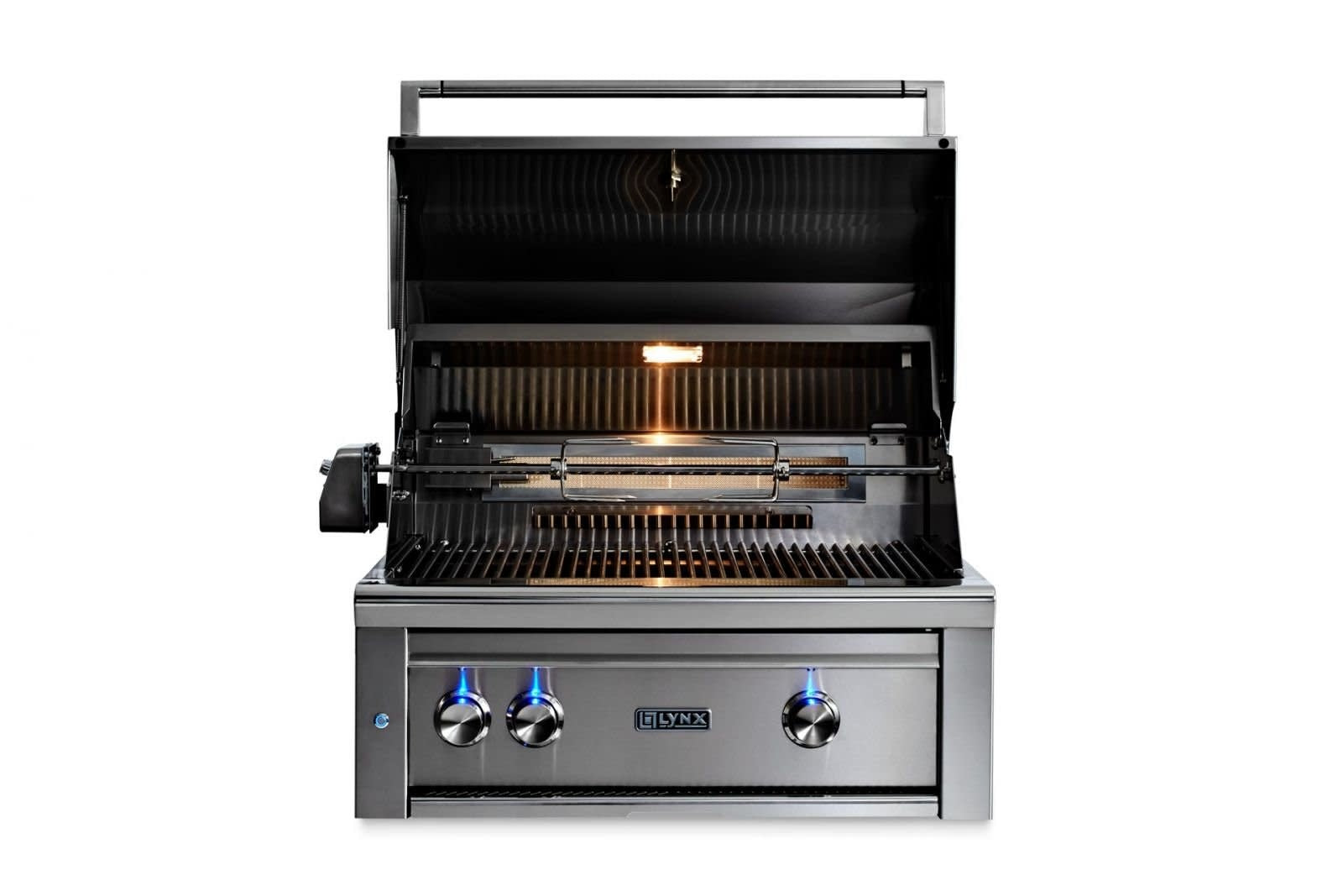 30" Built-In Grill w/ Rotisserie