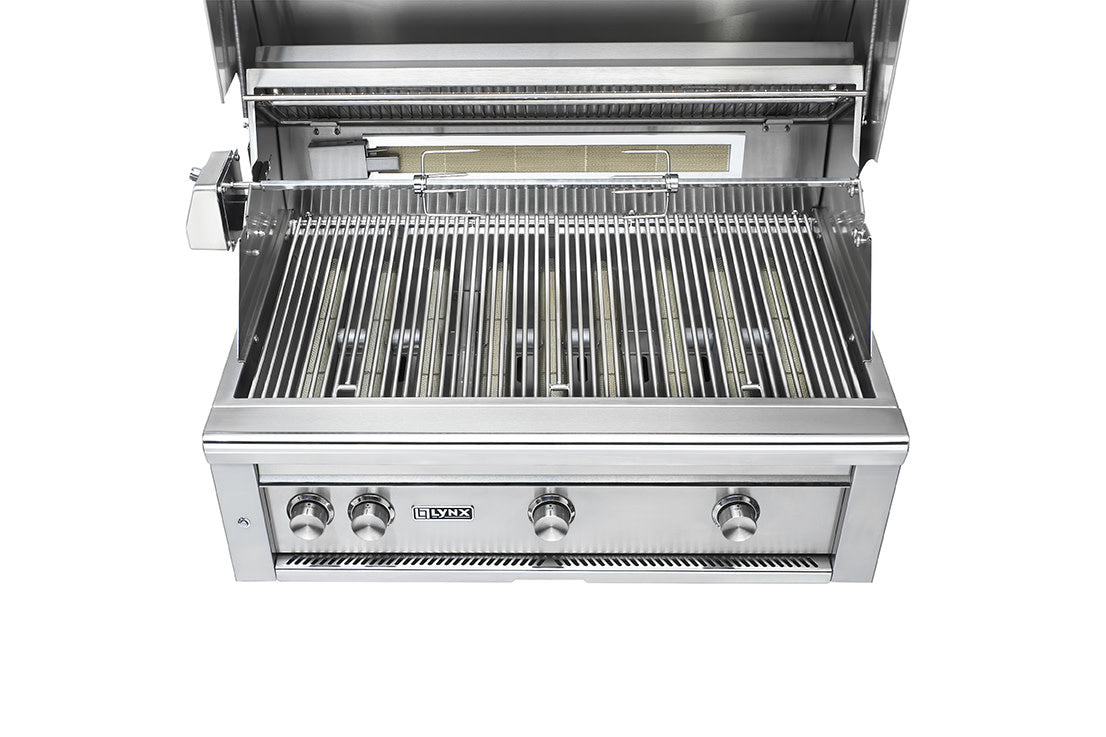 36"  Freestanding Grill - All Trident™ w/ Rotisserie