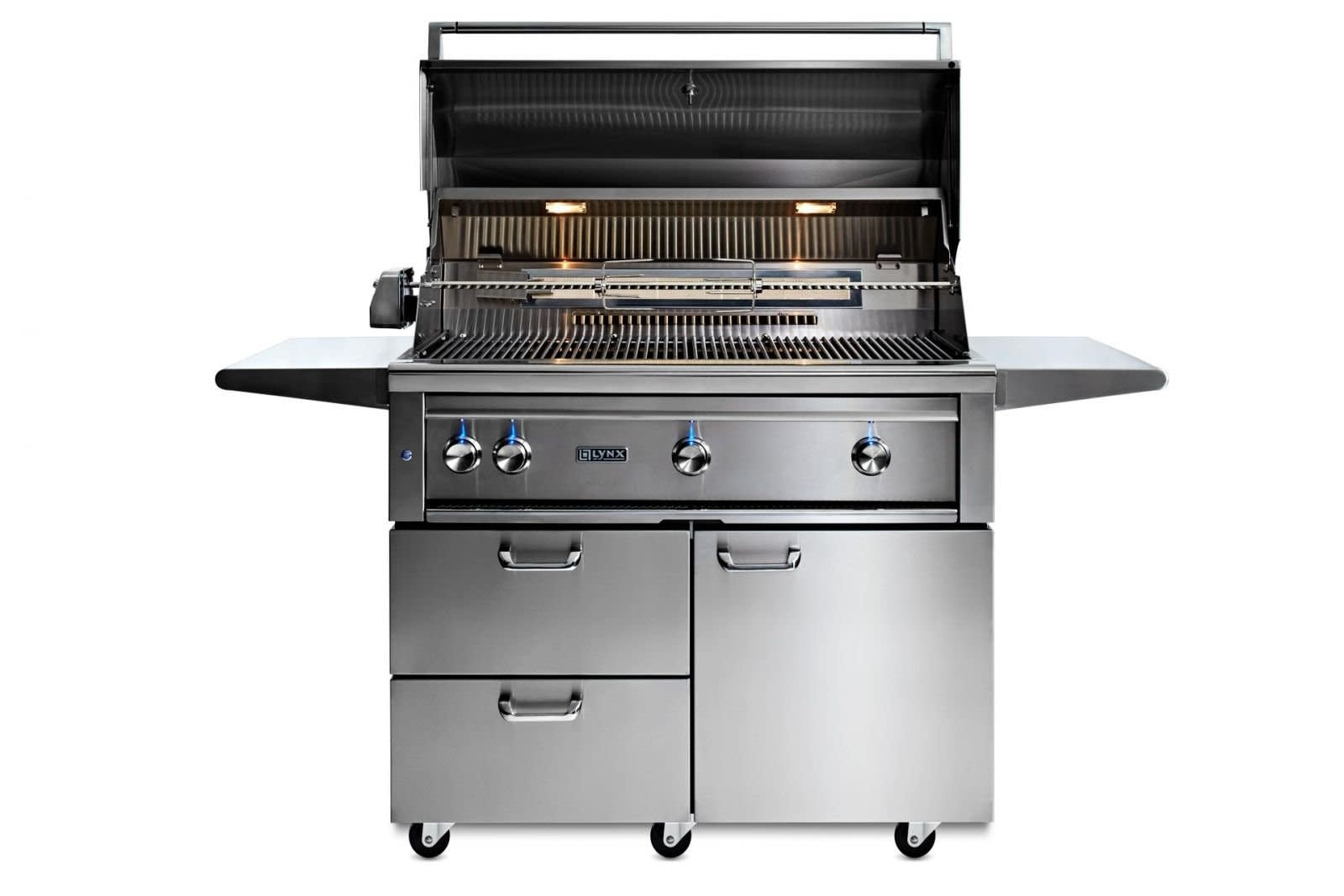 42" Freestanding Grill - All Trident™ w/ Rotisserie