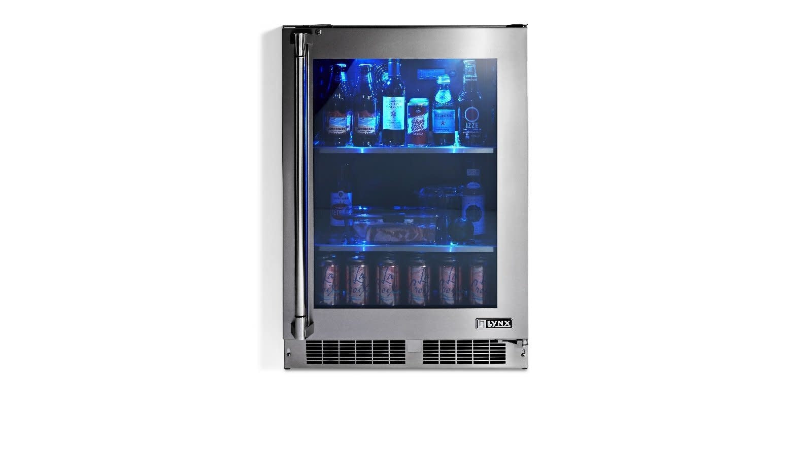 24" Outdoor Glass Door Refrigerator