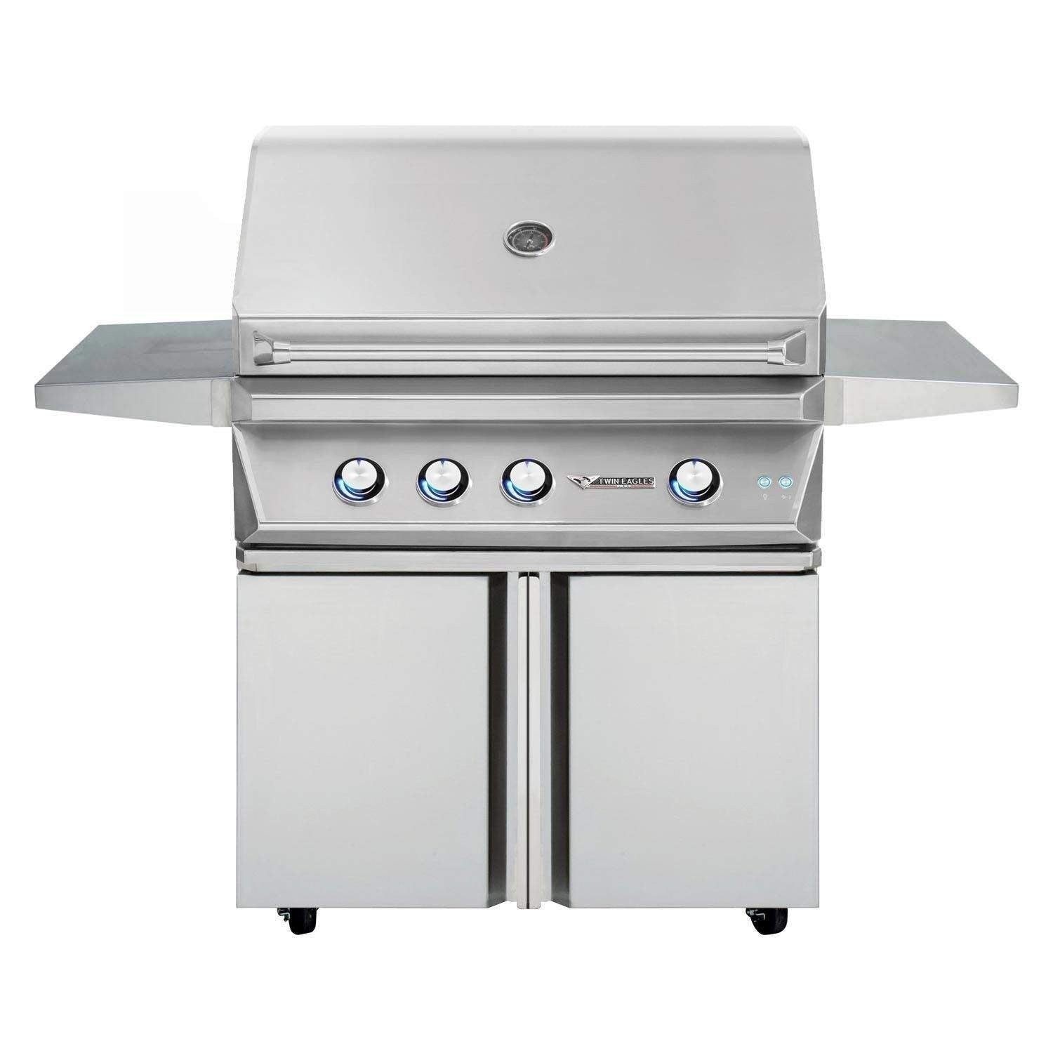36" Twin Eagles Grill Base, Double Doors